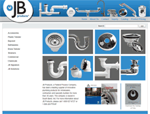 Tablet Screenshot of jb-products.com